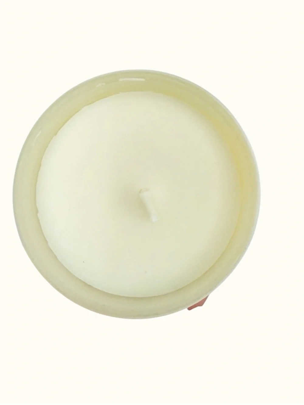 Leoben Company Jasmine Santal Scented Candle - Cream & Blue